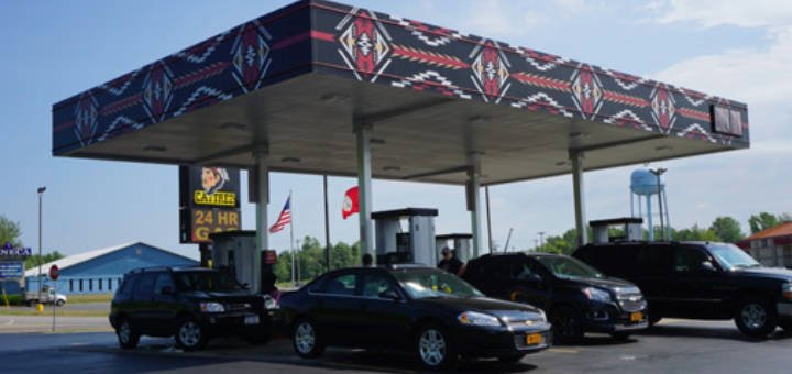 Cattrez, Seneca Nation gas station.